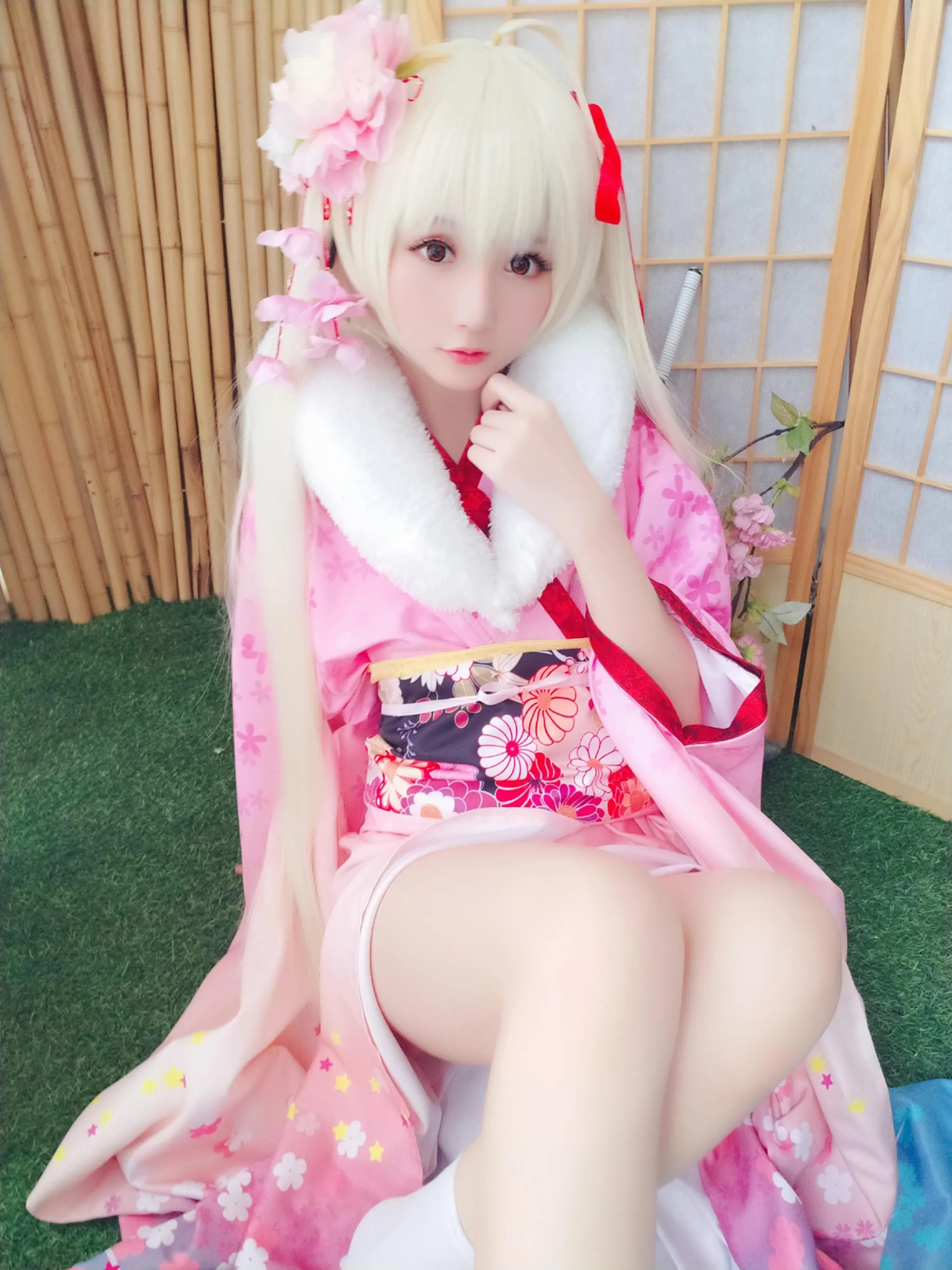 星之迟迟 – VOL.01 粉红泡泡包-穹和服（9P） [9P]插图7